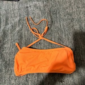orange swim top